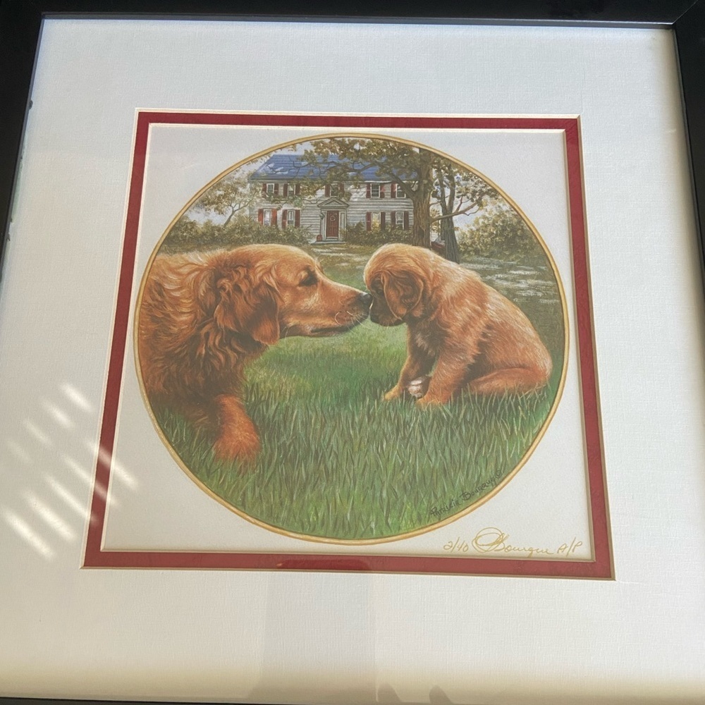Golden Moment Patricia Bourque Limited Edition Golden Retrievers Limited AP 2/40